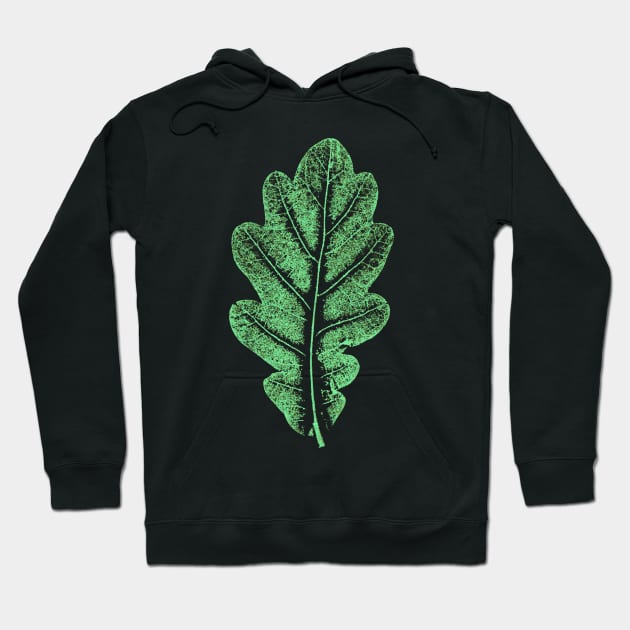 Oak-Leaf / Nature Fineart- Stamp Hoodie by Nikokosmos